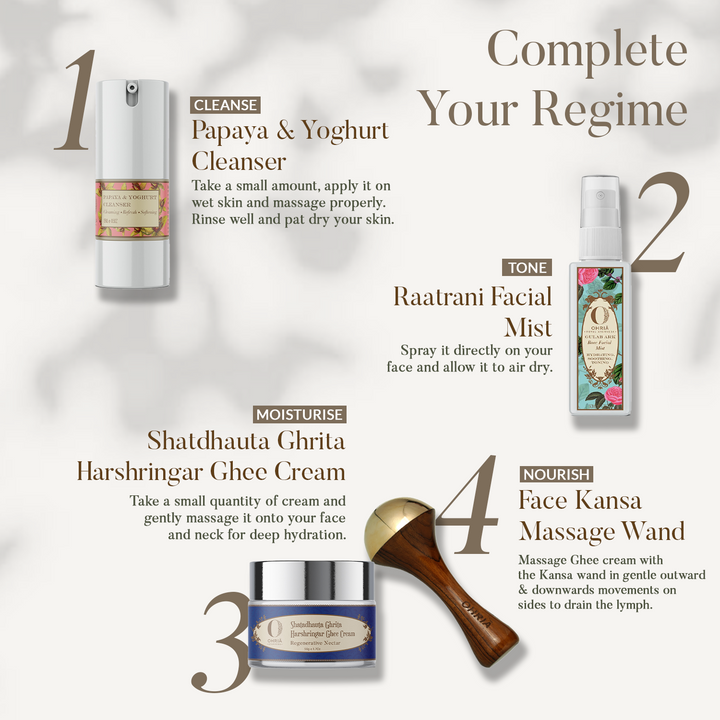 Complete your Regime with Shatadhauta Ghrita Harshringar Ghee Cream