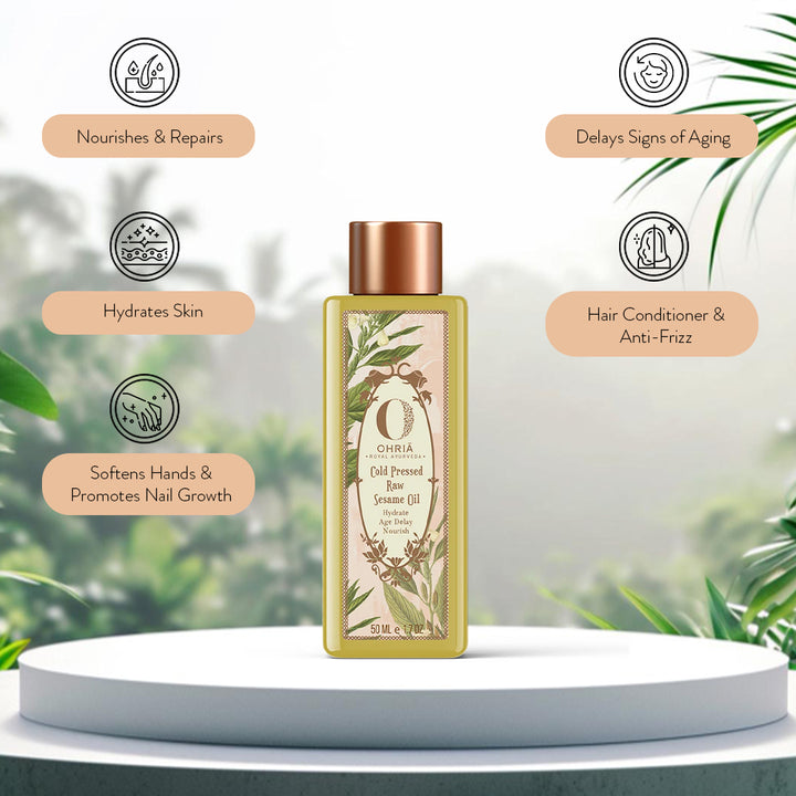 Cold Pressed Raw Sesame Oil