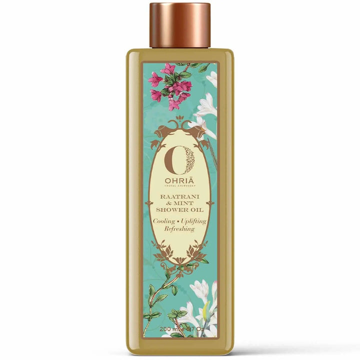 Raatrani & Mint Shower Oil OHRIA AYURVEDA