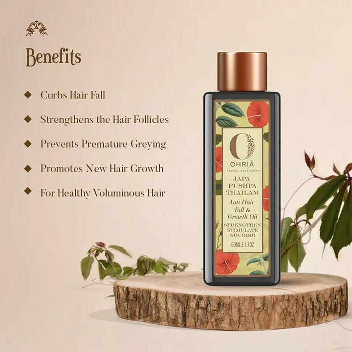 Benefits of Japa Pushpa Thailam