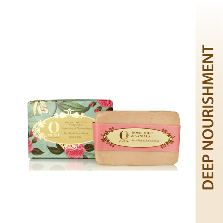 Rose, Milk & Vanilla Bathing Bar