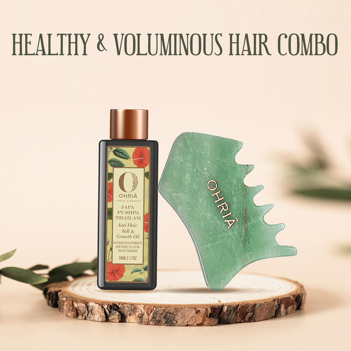 Healthy & Voluminous Hair Combo With Tool