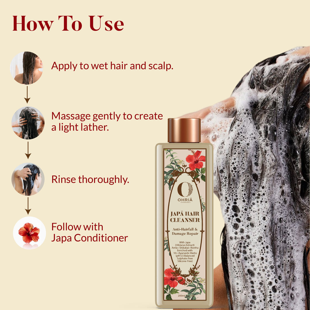 JAPA HAIR CLEANSER (Earlier - Honey & Coconut Milk Hair Cleanser)