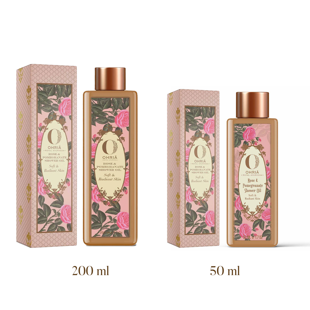 Rose & Pomegranate Shower Oil OHRIA AYURVEDA