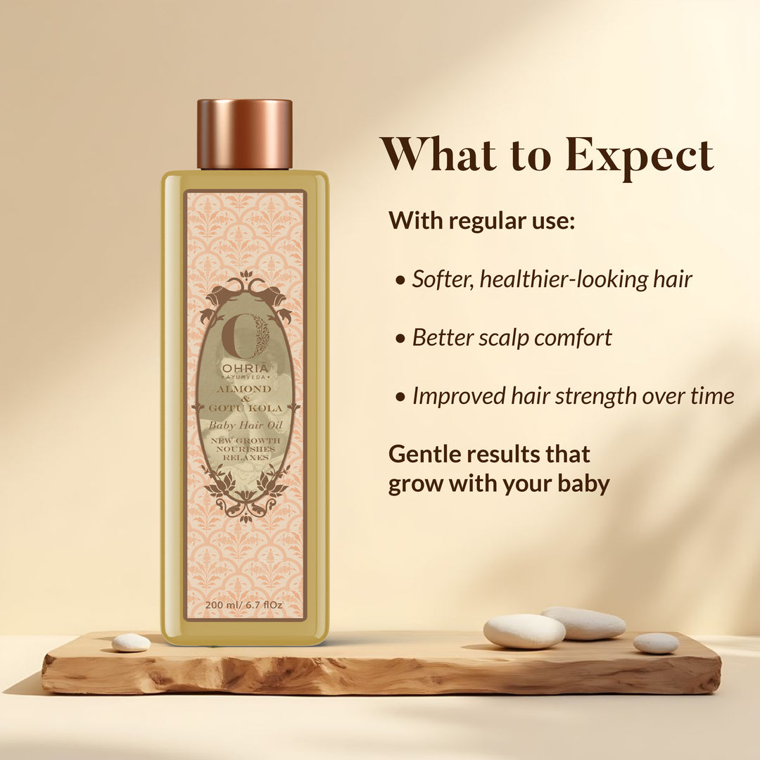 Almond & Gotu Kola Baby Hair Oil
