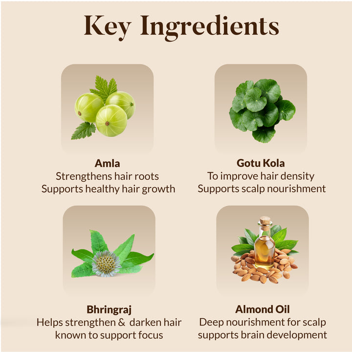Almond & Gotu Kola Baby Hair Oil
