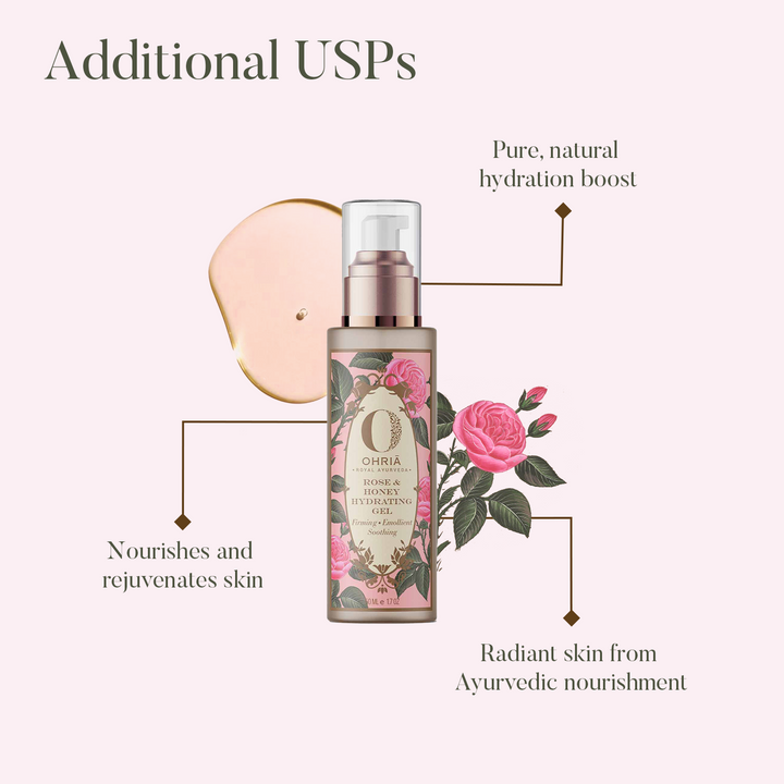 Rose & Honey Hydrating Gel