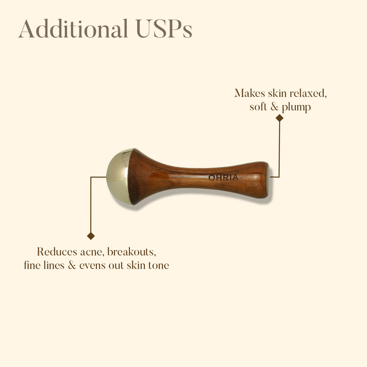 Kansa Face/Head Massage Wand OHRIA AYURVEDA