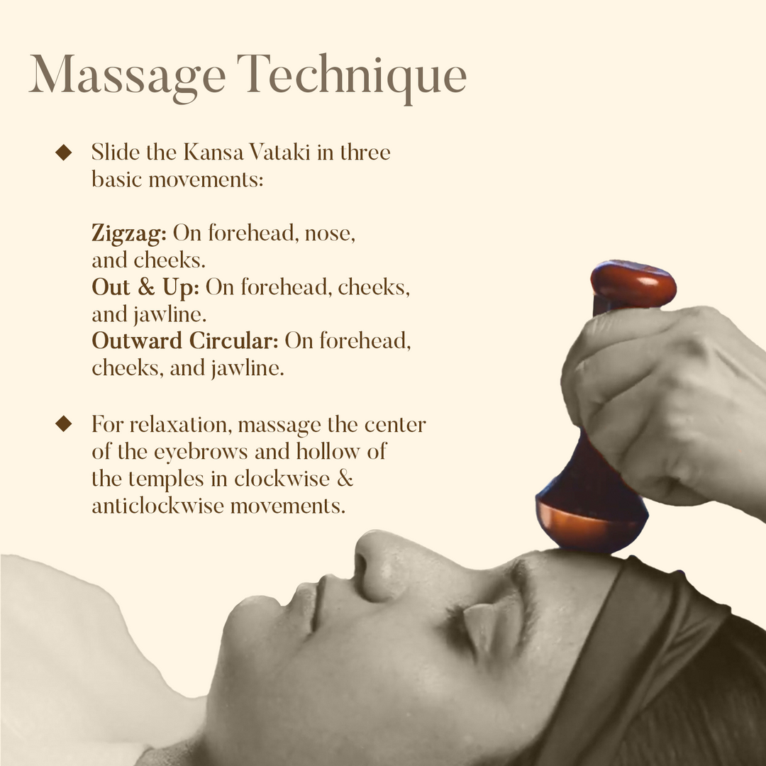 Kansa Face/Head Massage Wand OHRIA AYURVEDA