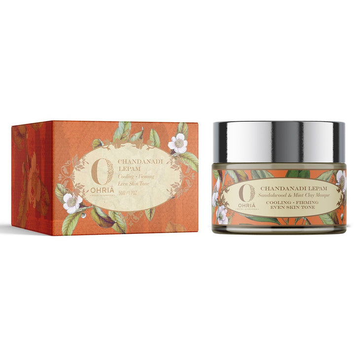 Sandalwood & Mint Clay Masque OHRIA AYURVEDA