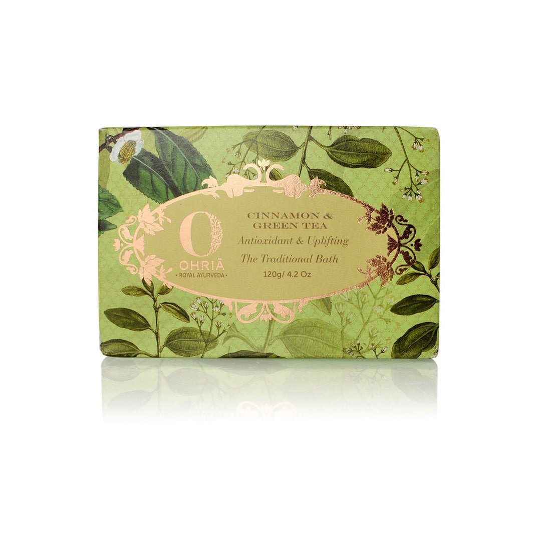 Cinnamon & Green Tea Bathing Bar OHRIA AYURVEDA