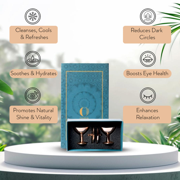 PURE COPPER EYE CUPS: NETRA SHUDHI
