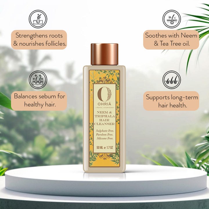 Neem & Triphala Hair Cleanser- Anti-Dandruff