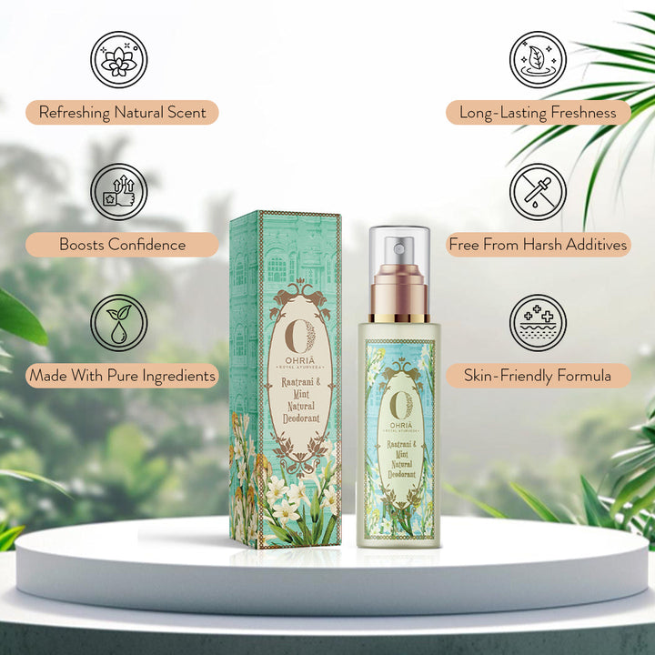 Raatrani & Mint Natural Deodorant- Soothing and Refreshing