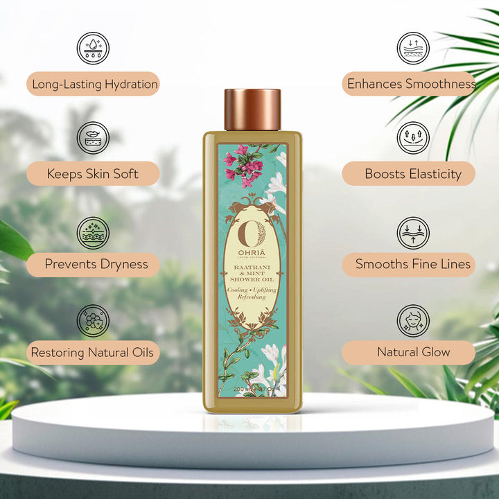 Raatrani & Mint Shower Wash- Refreshing and Cooling