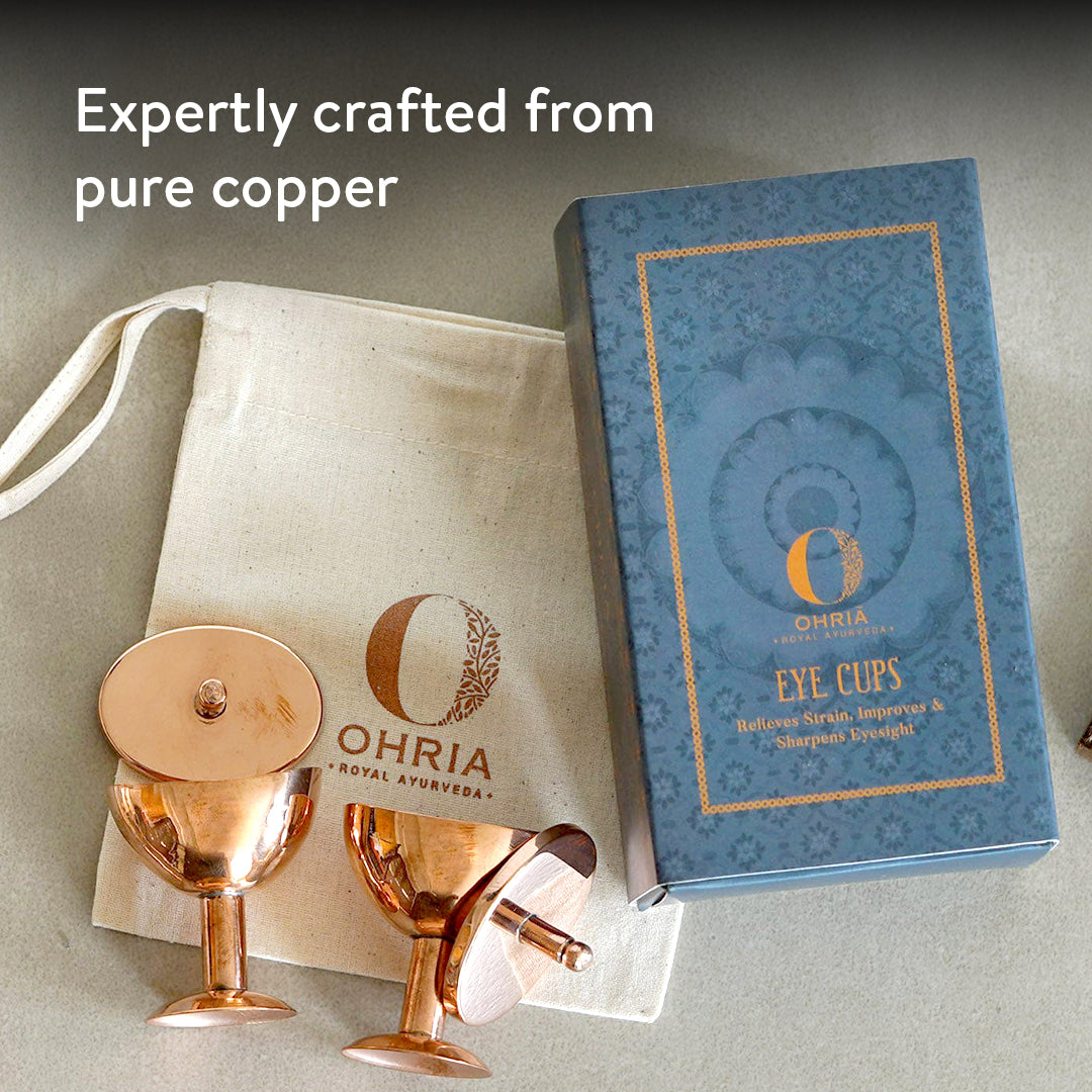 PURE COPPER EYE CUPS: NETRA SHUDHI