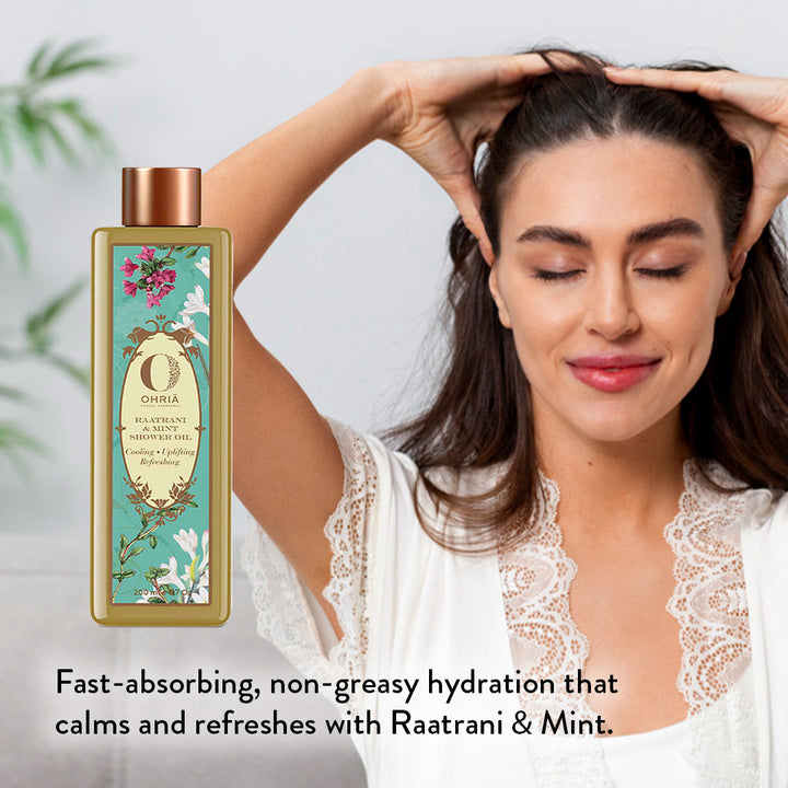 Raatrani & Mint Shower Wash- Refreshing and Cooling