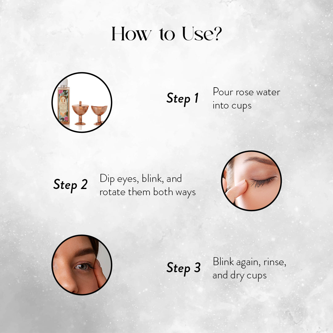 PURE COPPER EYE CUPS: NETRA SHUDHI