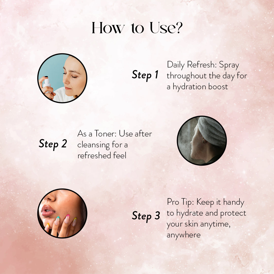 Rose Facial Mist- Face Toner