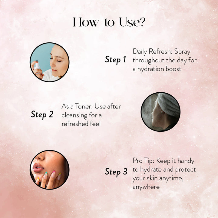Rose Facial Mist- Face Toner