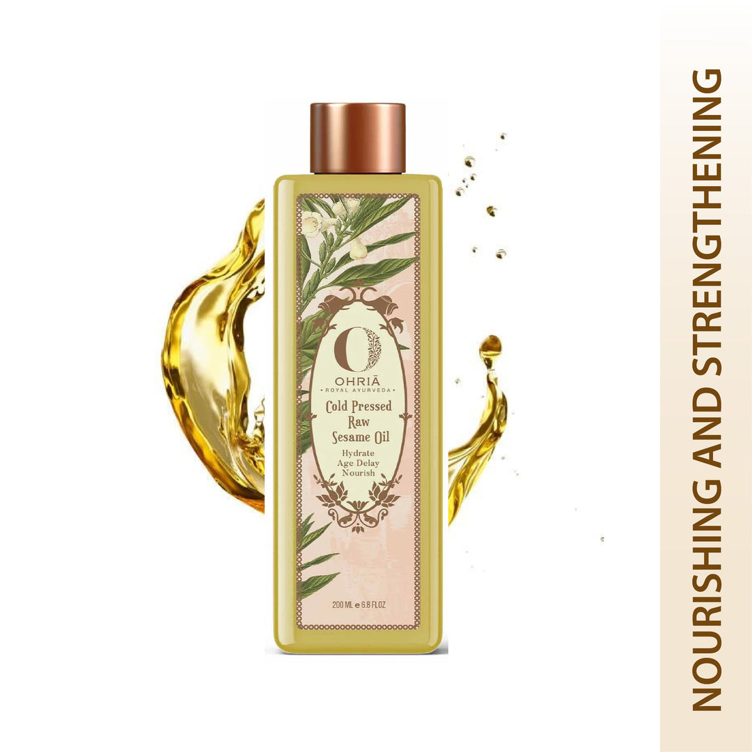 Cold Pressed Raw Sesame Oil