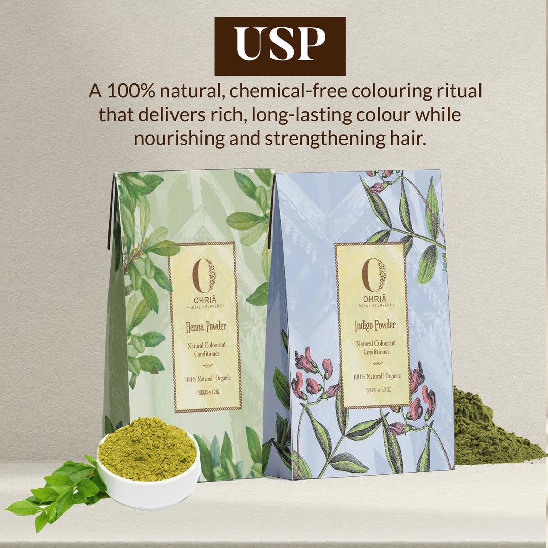 Natural Hair Colouring Kit