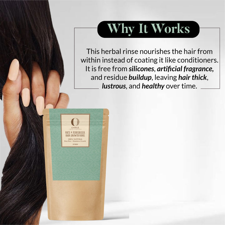 Rice & Fenugreek Hair Growth Rinse