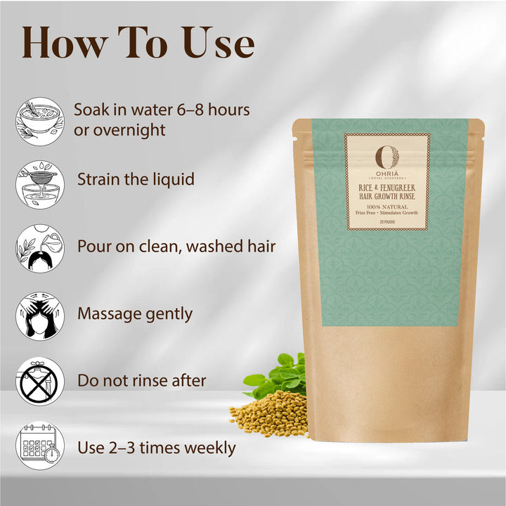 Rice & Fenugreek Hair Growth Rinse