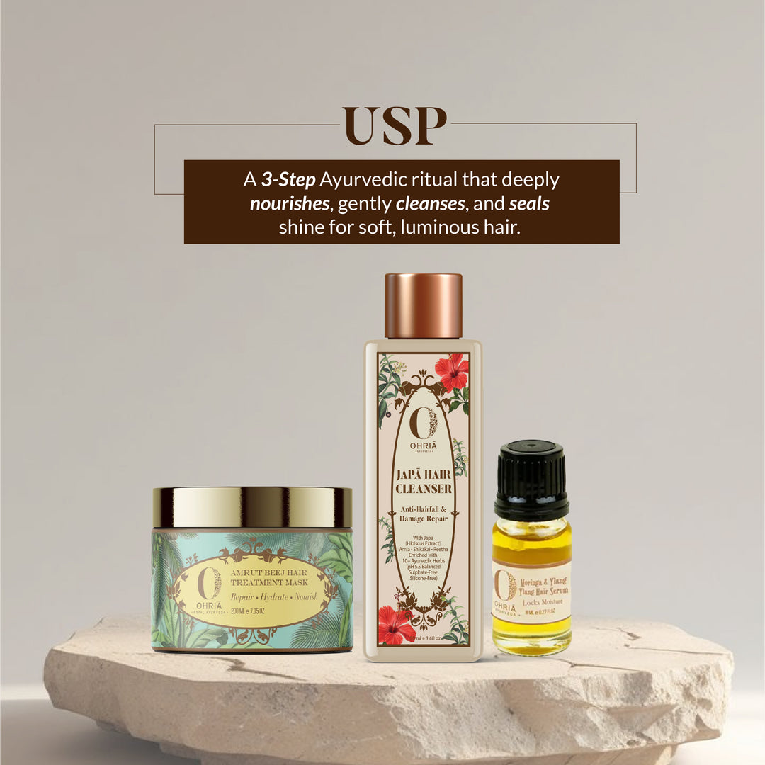 Shiny & Lustrous Hair Ritual