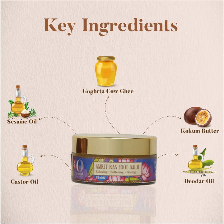 Amrit Ras Foot Balm - Relaxing & Softening