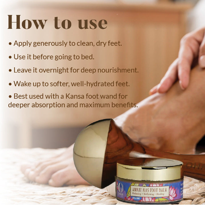 Amrit Ras Foot Balm - Relaxing & Softening