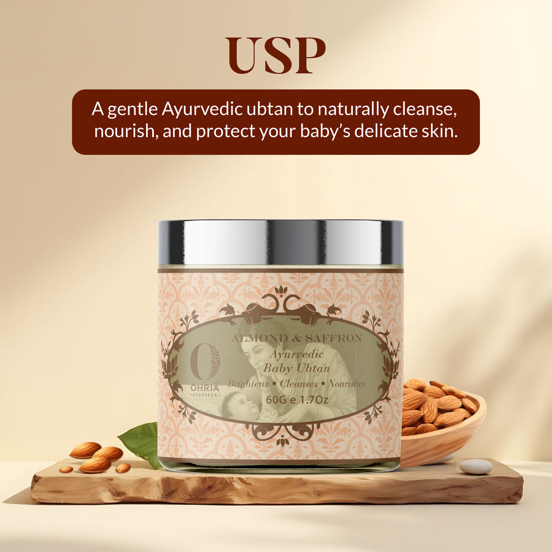 Almond & Saffron Baby Ubtan