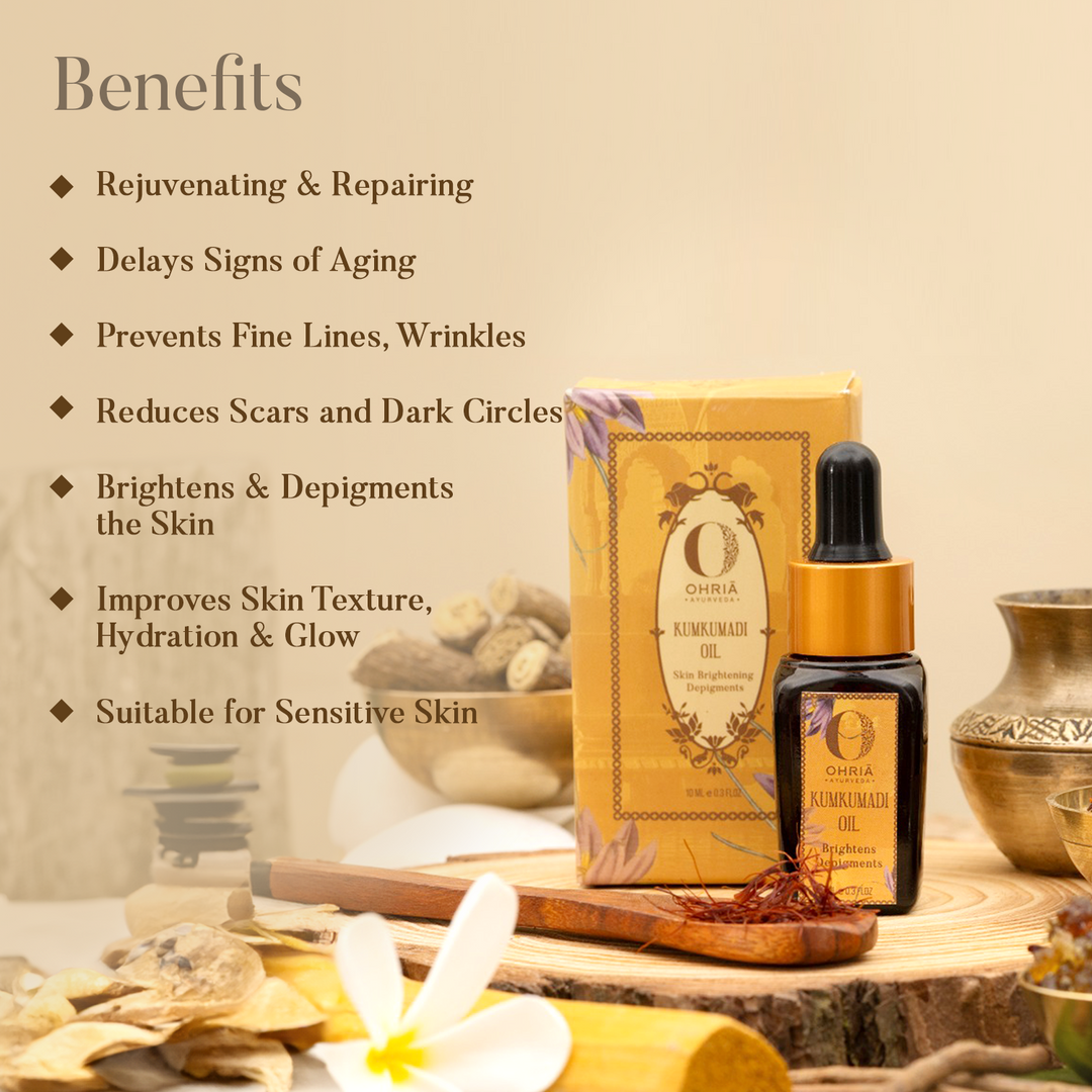 Kumkumadi Skin Brightening Elixir OHRIA AYURVEDA