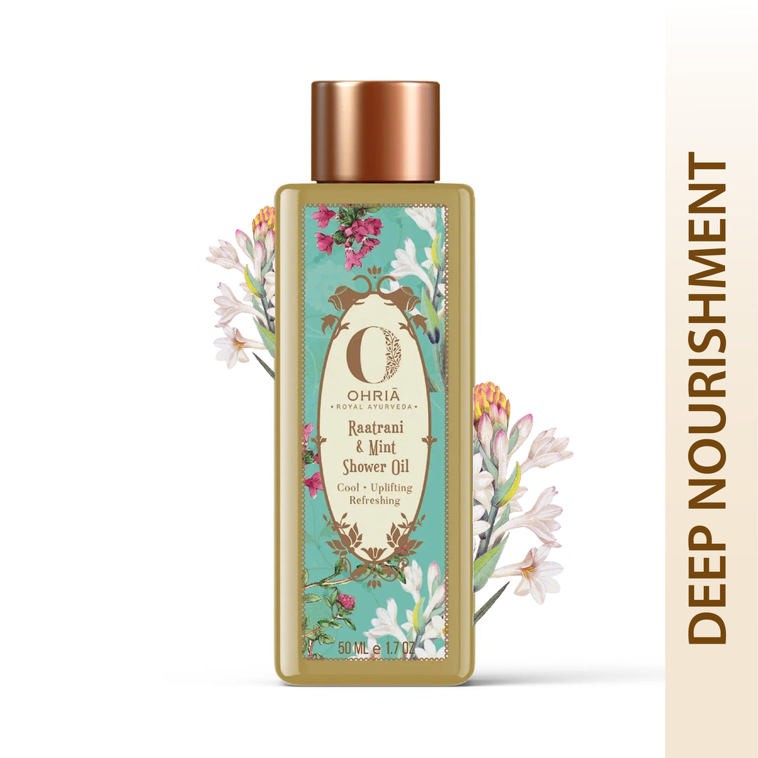 Raatrani & Mint Shower Oil