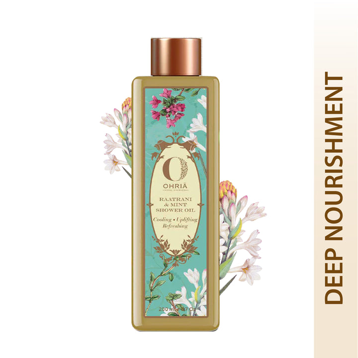 Raatrani & Mint Shower Oil