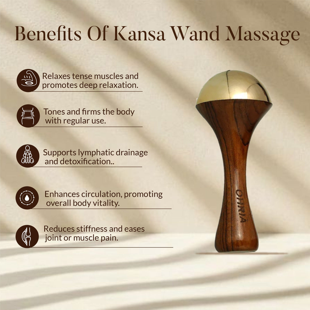 Kansa Body Massage Wand