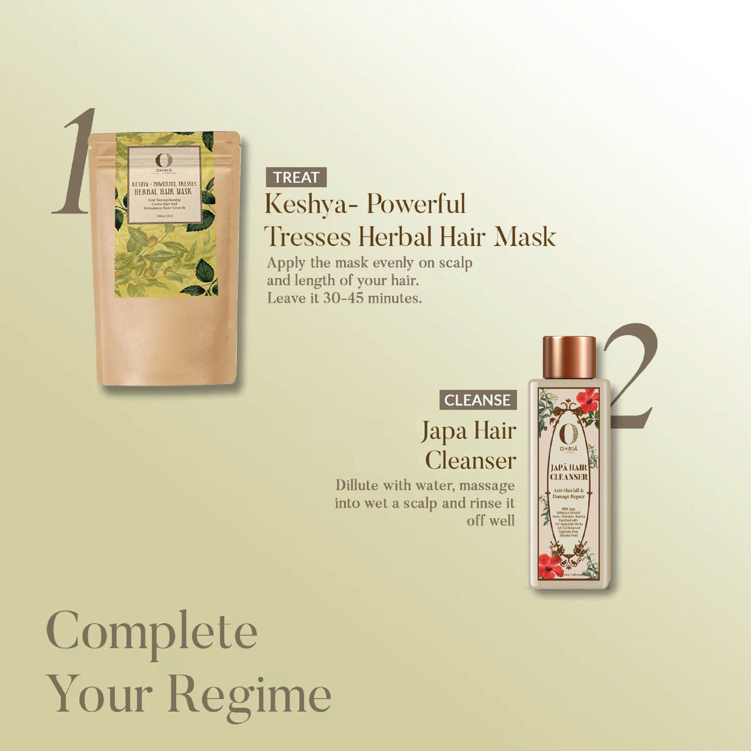 Keshya powerful Tresses Herbal Hair Mask- Hair Strengthening