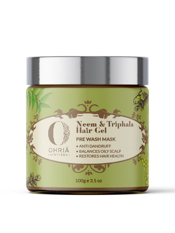 Neem and Triphala Anti Dandruff Hair Gel OHRIA AYURVEDA