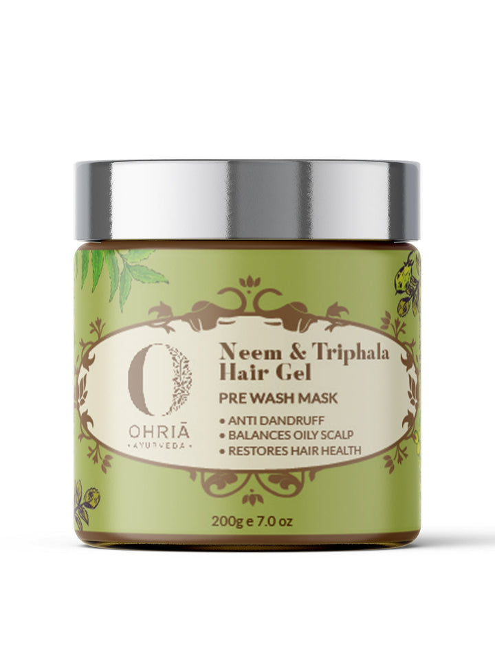 Neem and Triphala Anti Dandruff Hair Gel OHRIA AYURVEDA