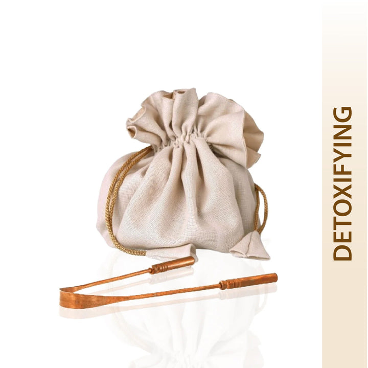 Pure Copper Tongue Cleaner- Detoxifying